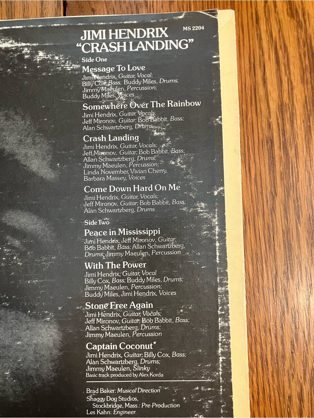Vintage 1975 Jimi Hendrix “Crash Landing” First Pressing #MS 2204 Reprise Vinyl - Picture 7 of 14